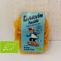 Итальянская паста из кукурузы и риса. Фузилли. Darvin 250г