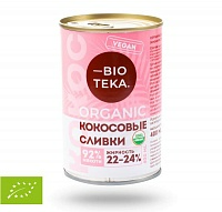 Кокосовые сливки BIOTEKA Organic 400мл