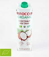 Кокосовый молочный напиток без сахара FOCO 1л