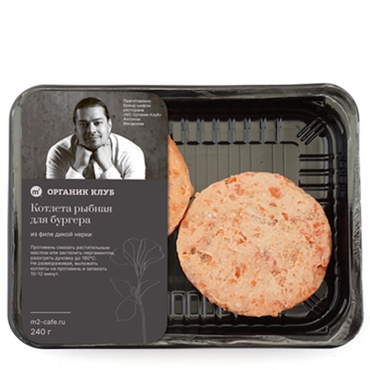 Котлета рыбная для бургера 240г
