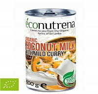 Молоко кокосовое с карри Econutrena 400 мл