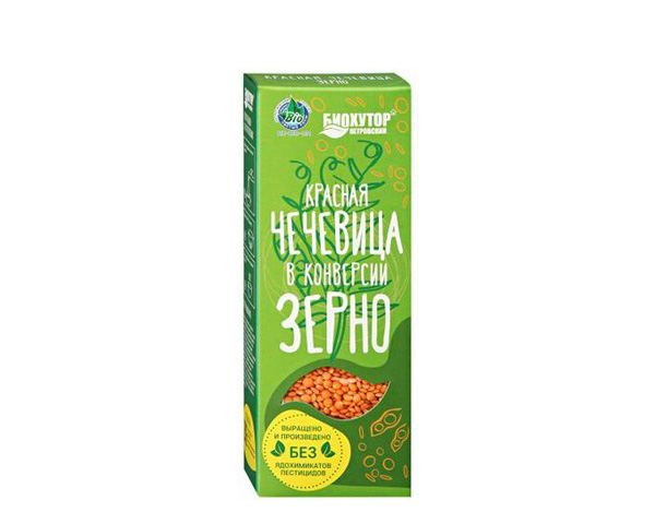 Чечевица красная органическая 300г - БИОХУТОР