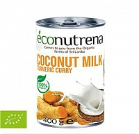 Молоко кокосовое с куркумой Econutrena 400 мл