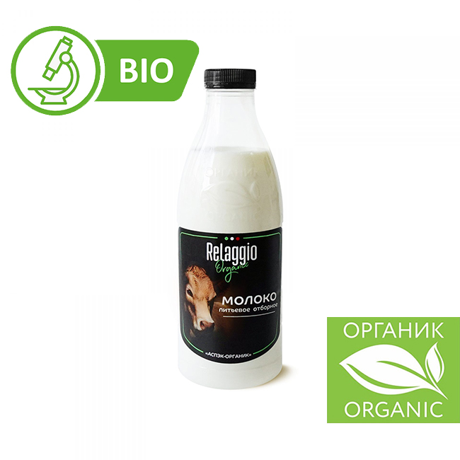 Молоко Отборное 3,4-6% Органик 0,93л