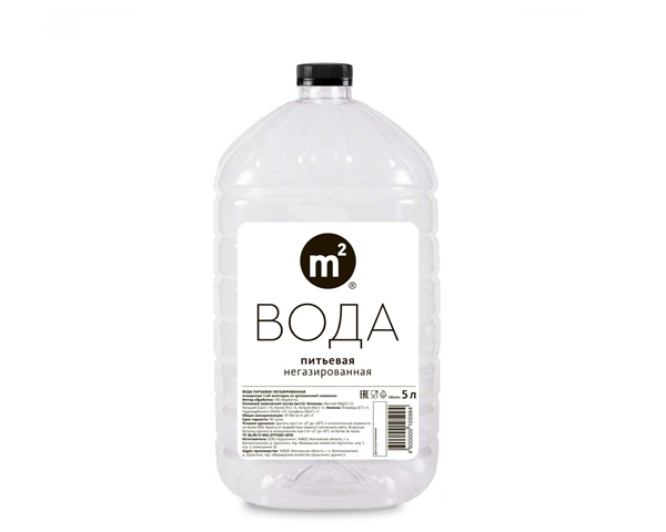 Вода питьевая негазированная 5л м2