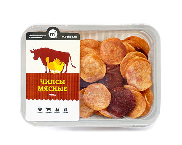 Чипсы мясные микс 50гр М2