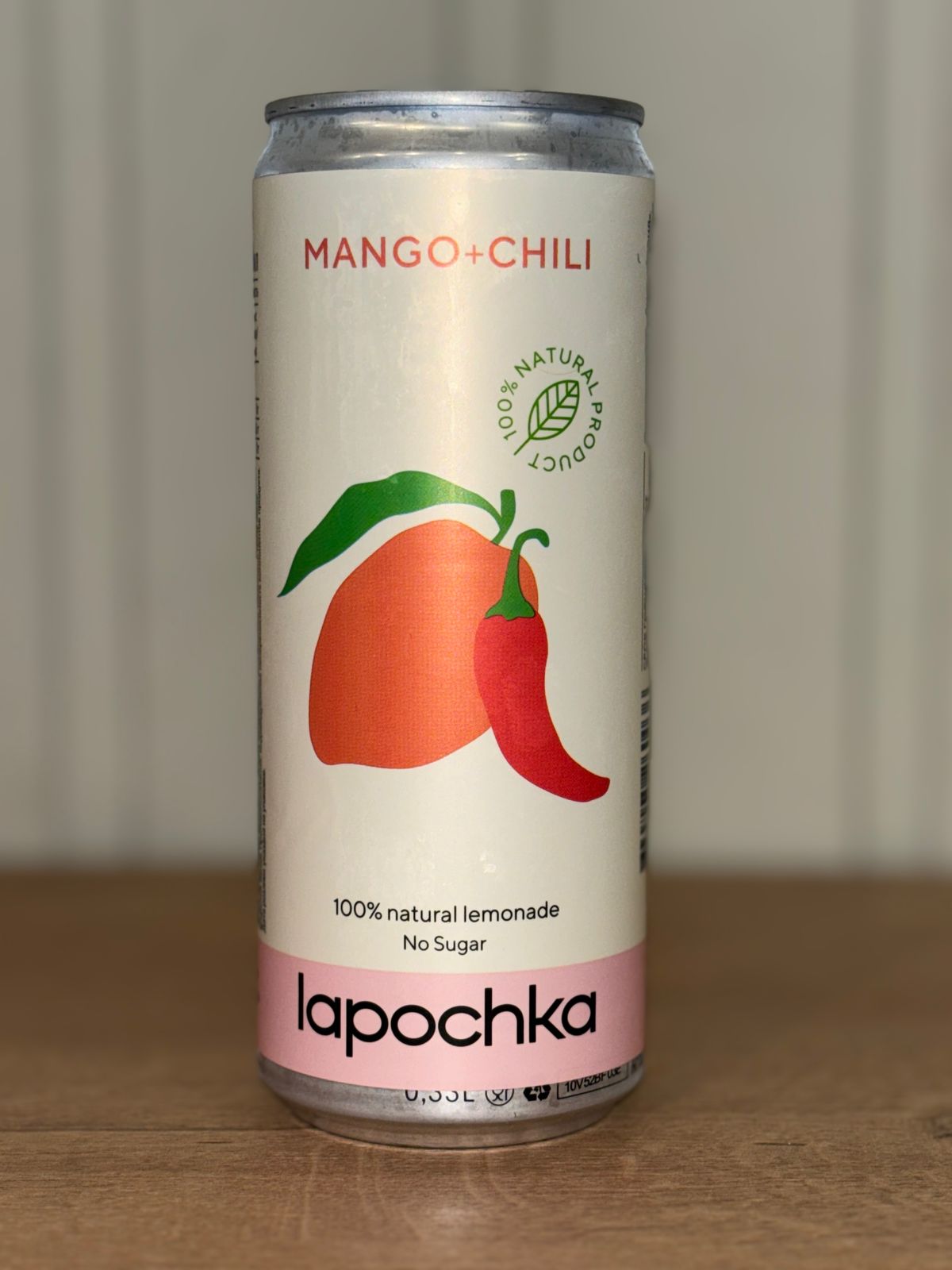 Лимонад "Лапочка" манго/чили 0,33л без сахара