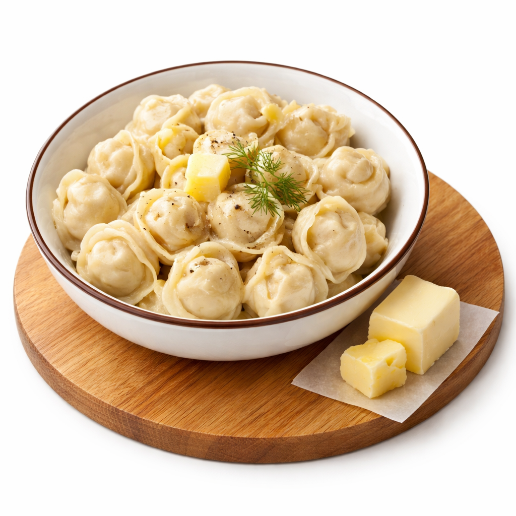 Пельмени куриные со сливочным маслом 400гр