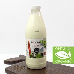 Молоко питьевое цельное 1л 3,5-5,2% "УглечеПоле"