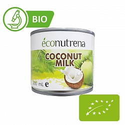 Органическое кокосовое молоко "Econutrena" 17% 200мл ж/б
