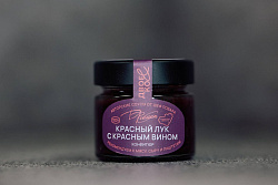 Конфитюр красный лук с красным вином "Двое&Ко"