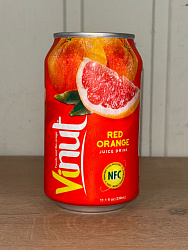 Vinut Red Orange Напиток сокосодержащий со вкусом Красный апельсин 330 мл