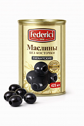 Маслины "Federici" 420г. б/к