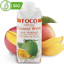 Кокосовая вода с манго 330мл"FOCO"