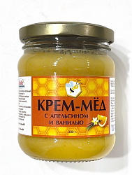 Крем-мёд апельсин/ваниль 300гр