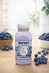 Козий йогурт питьевой "Черника" 250г