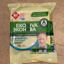 Сыр Лёгкий полутвердый Эконива 37% 200г