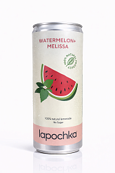 Лимонад "Лапочка" арбуз/мелисса 0,33л без сахара