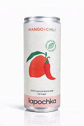Лимонад "Лапочка" манго/чили 0,33л без сахара
